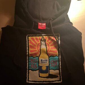 Full Send Rona SZN Hoodie Black size Medium